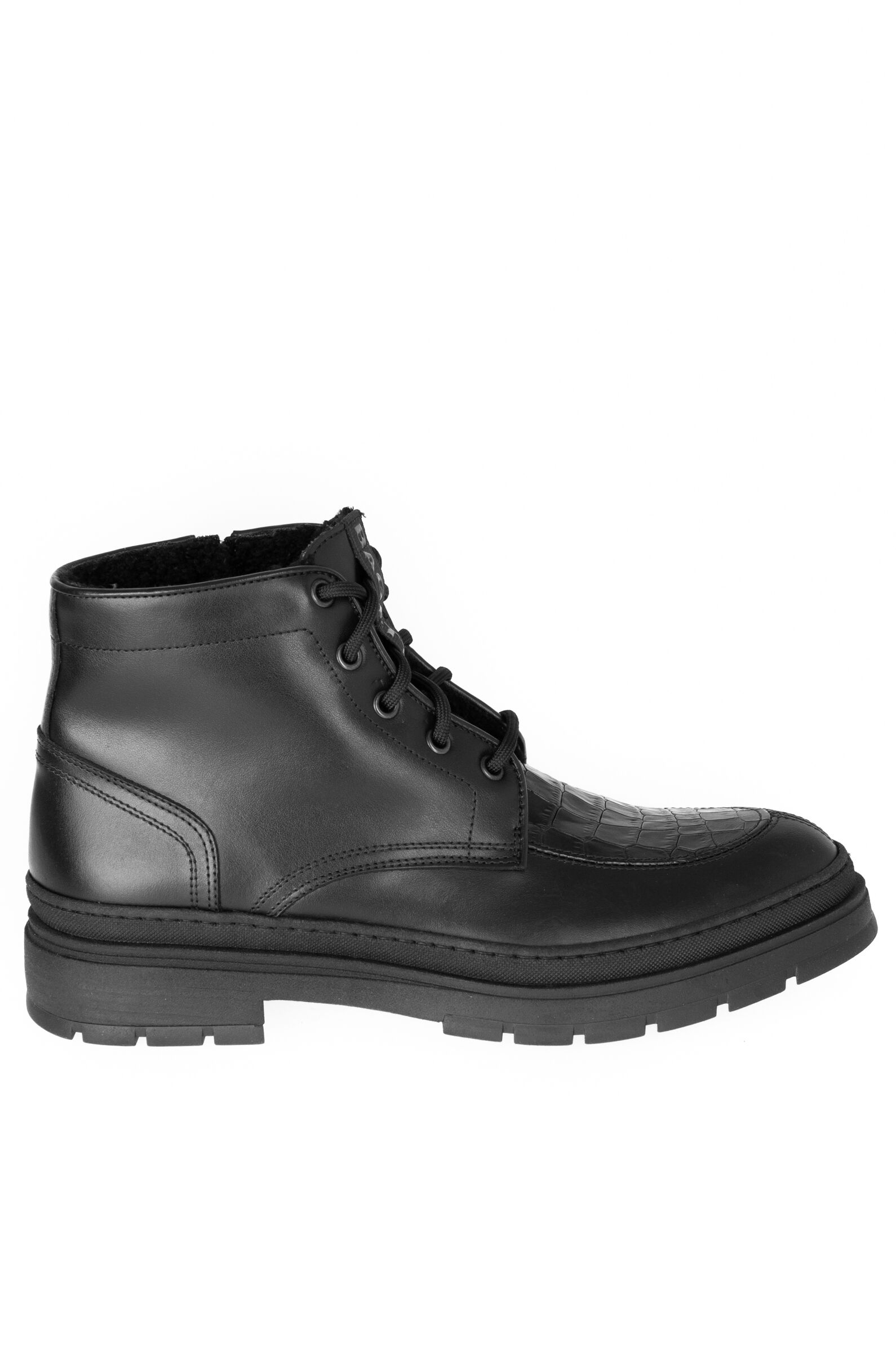 Ботинки муж.АРТ.4550.,чер,н.к/байка