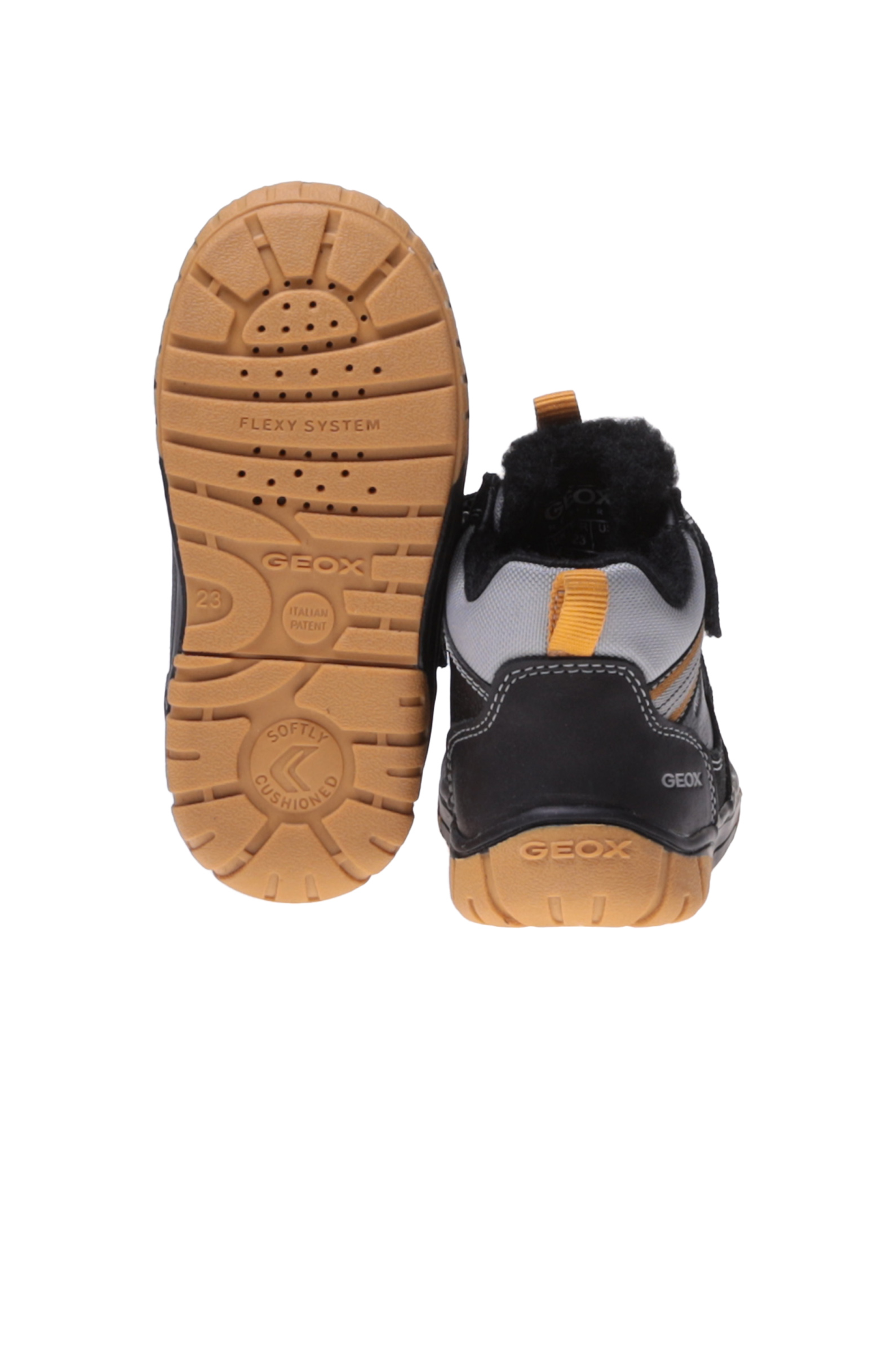 Ботинки мал. АРТ.B262DA,чер-жел,пу-н.к-тек/и.м-н.к