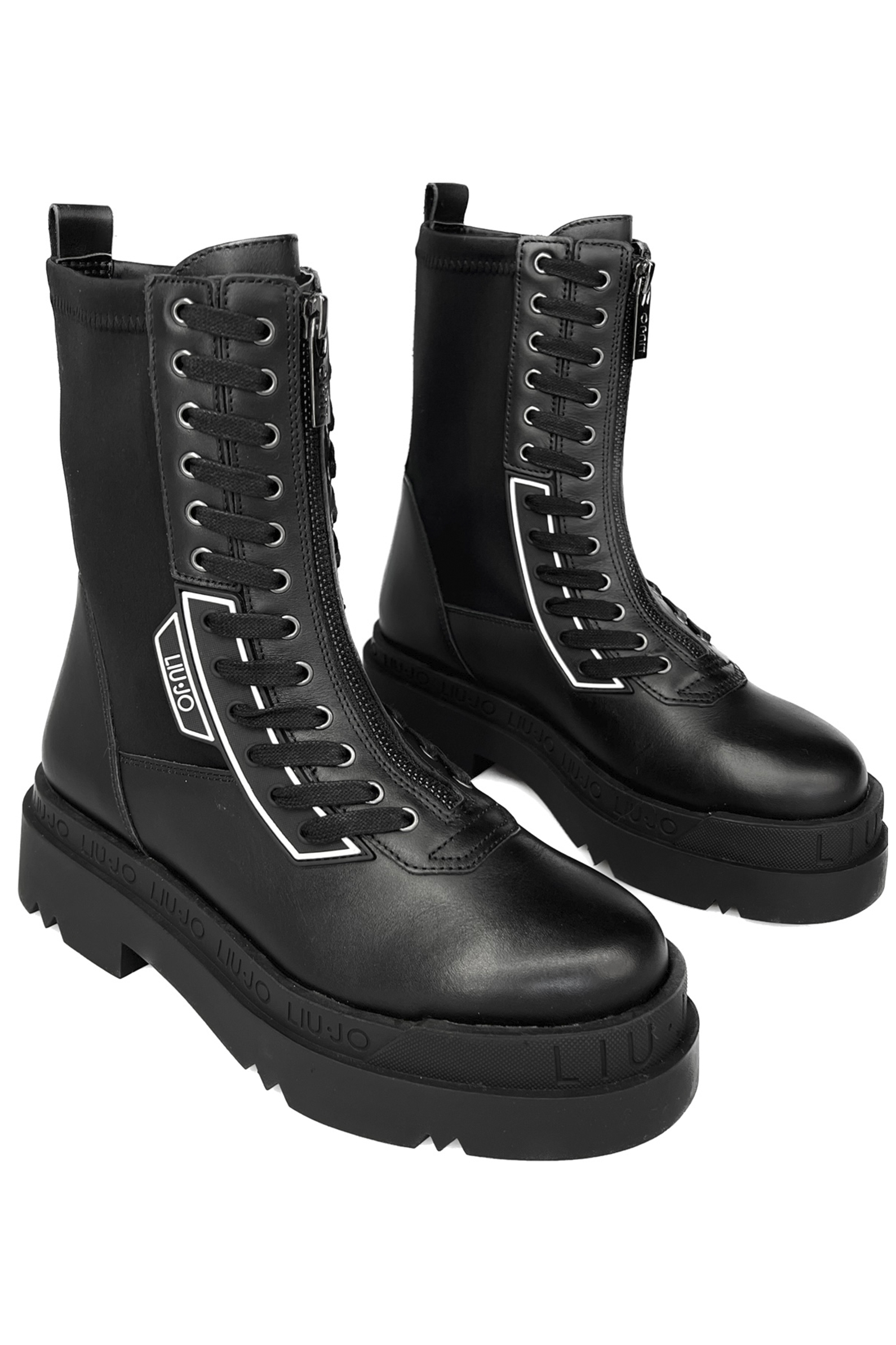 Ботинки жен. АРТ.SF2171TX21822222,чер,н.к-и.к/тек