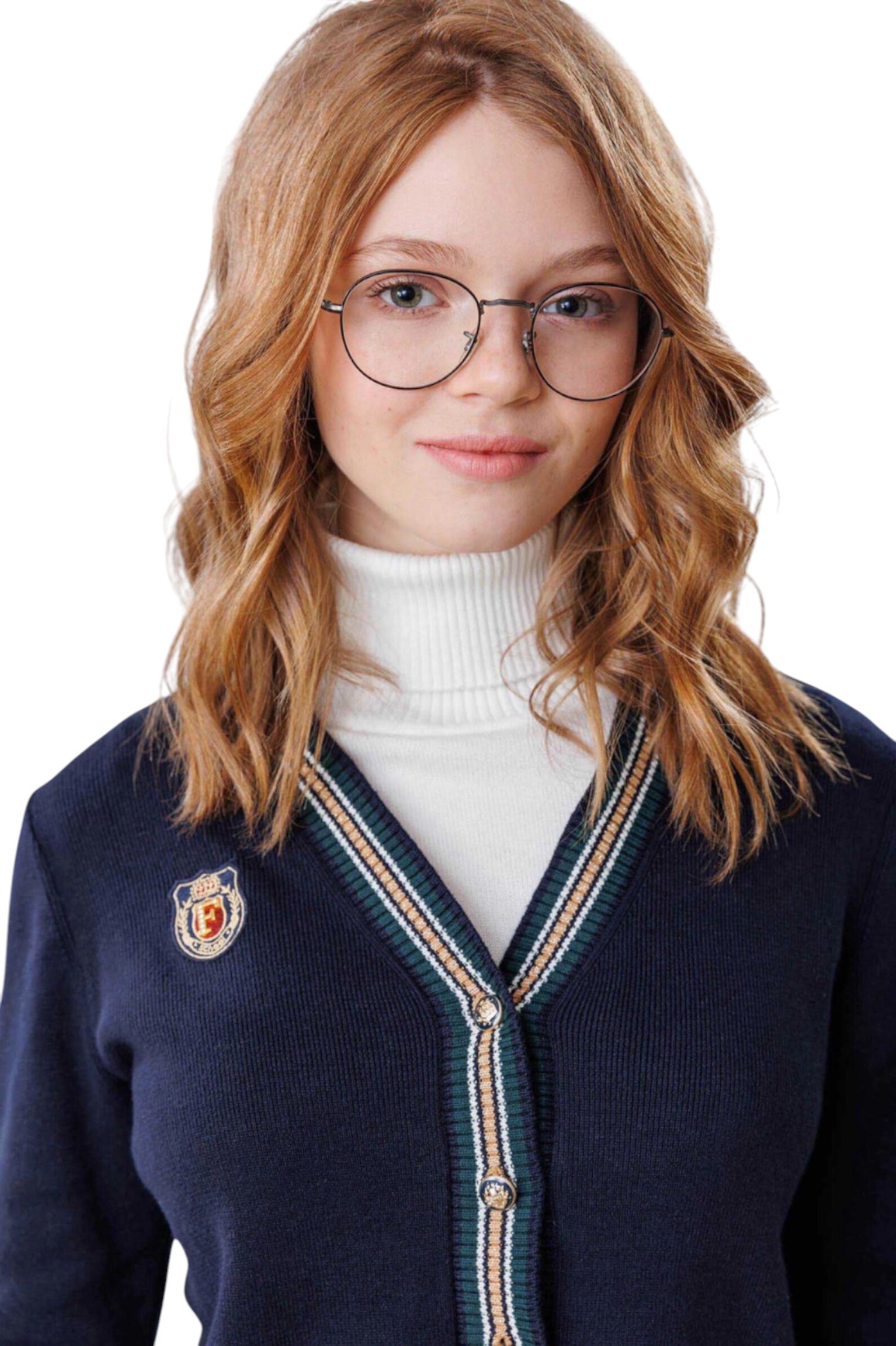 Джемпер дев. АРТ.FSL-33201Am-724,син-зел,хл