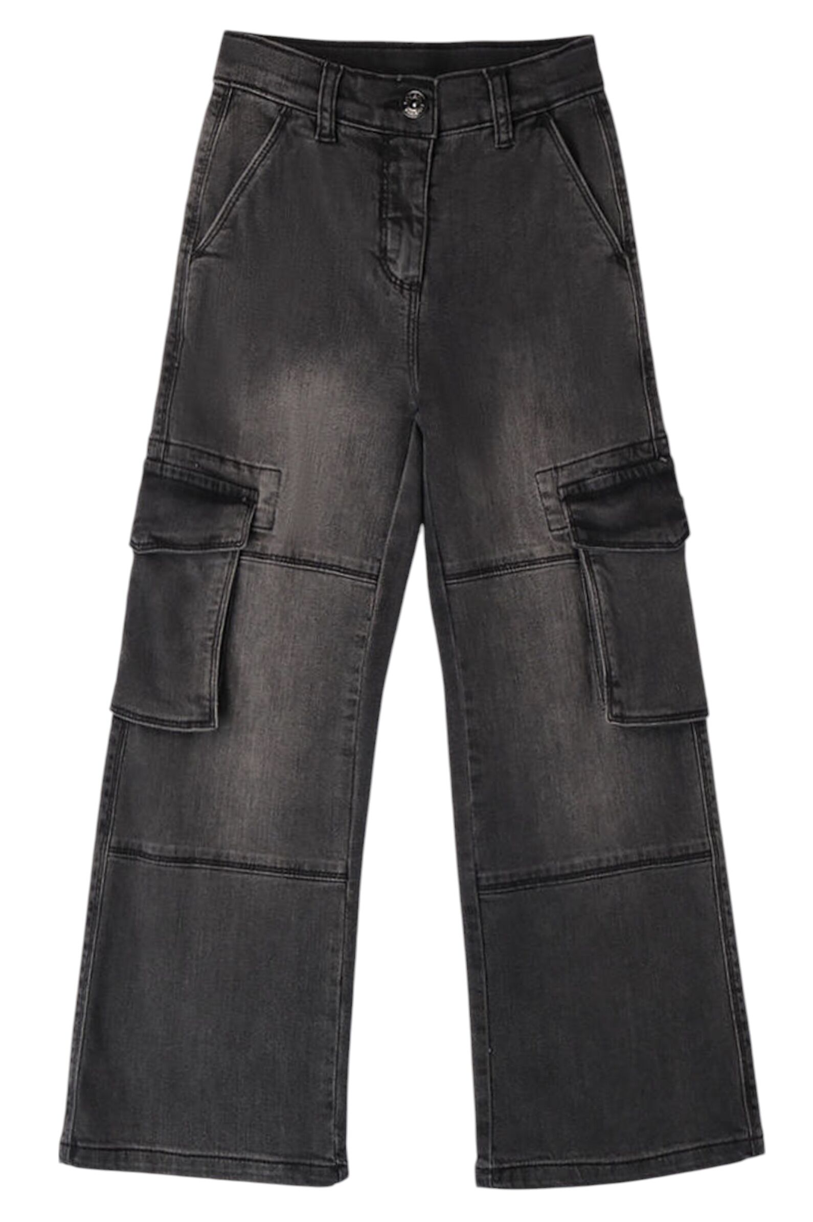 Джинсы дев. АРТ.4.A878.00,сер,хл-эл