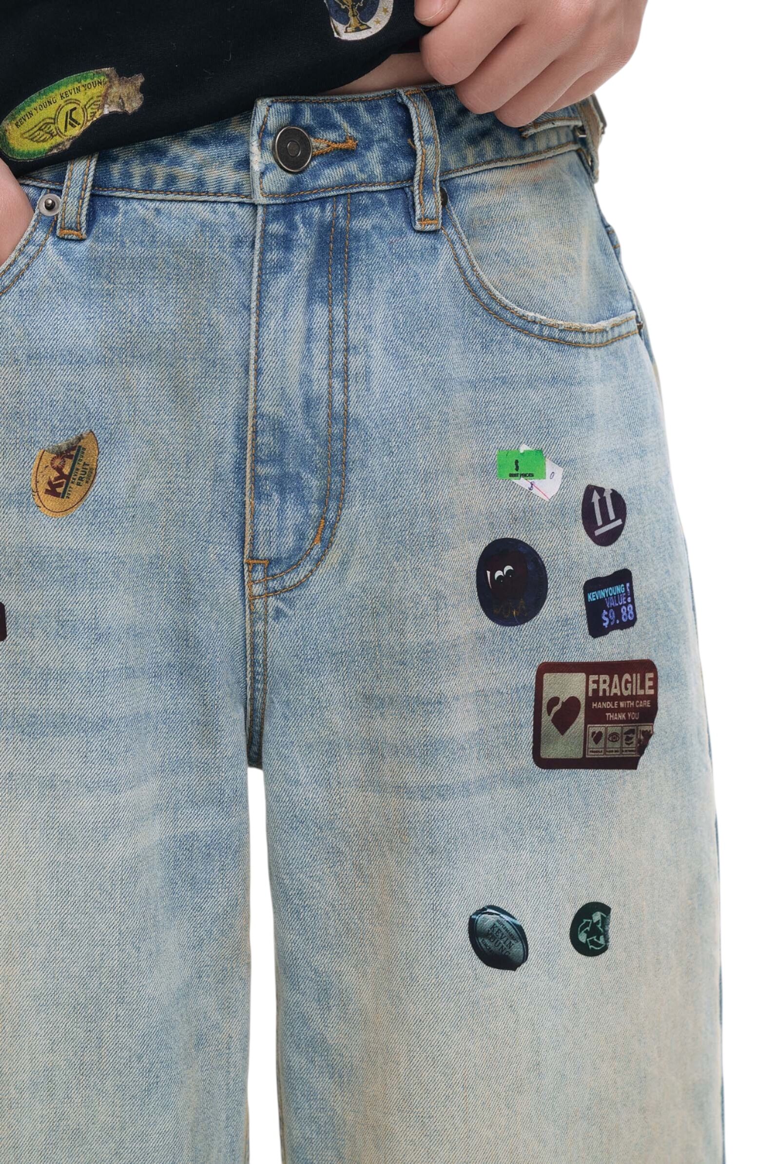 Джинсы АРТ.AA237352,гол,хл-пэ