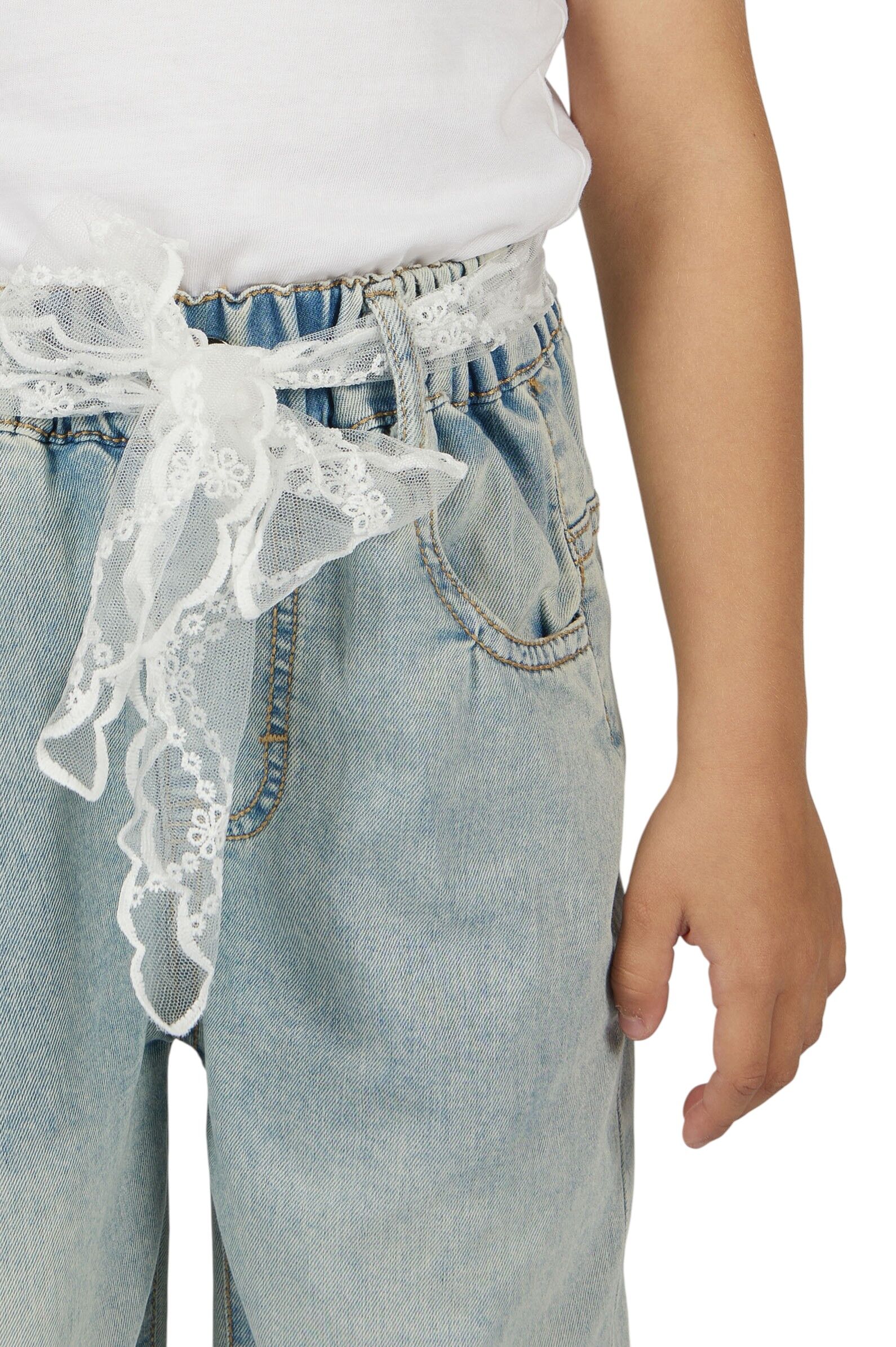 Джинсы дев. АРТ.G-JN26115,син,хл