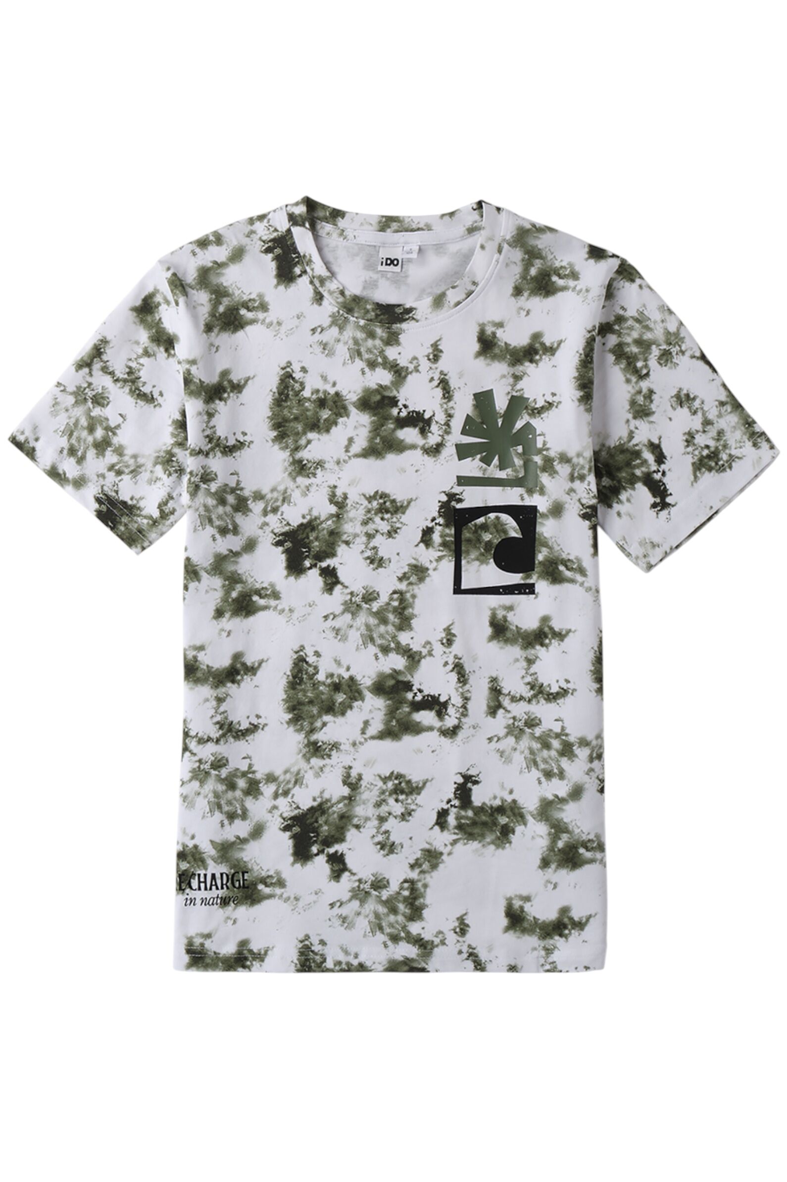 Футболка мал. АРТ.4.B627.00,зел-бел,хл-эл