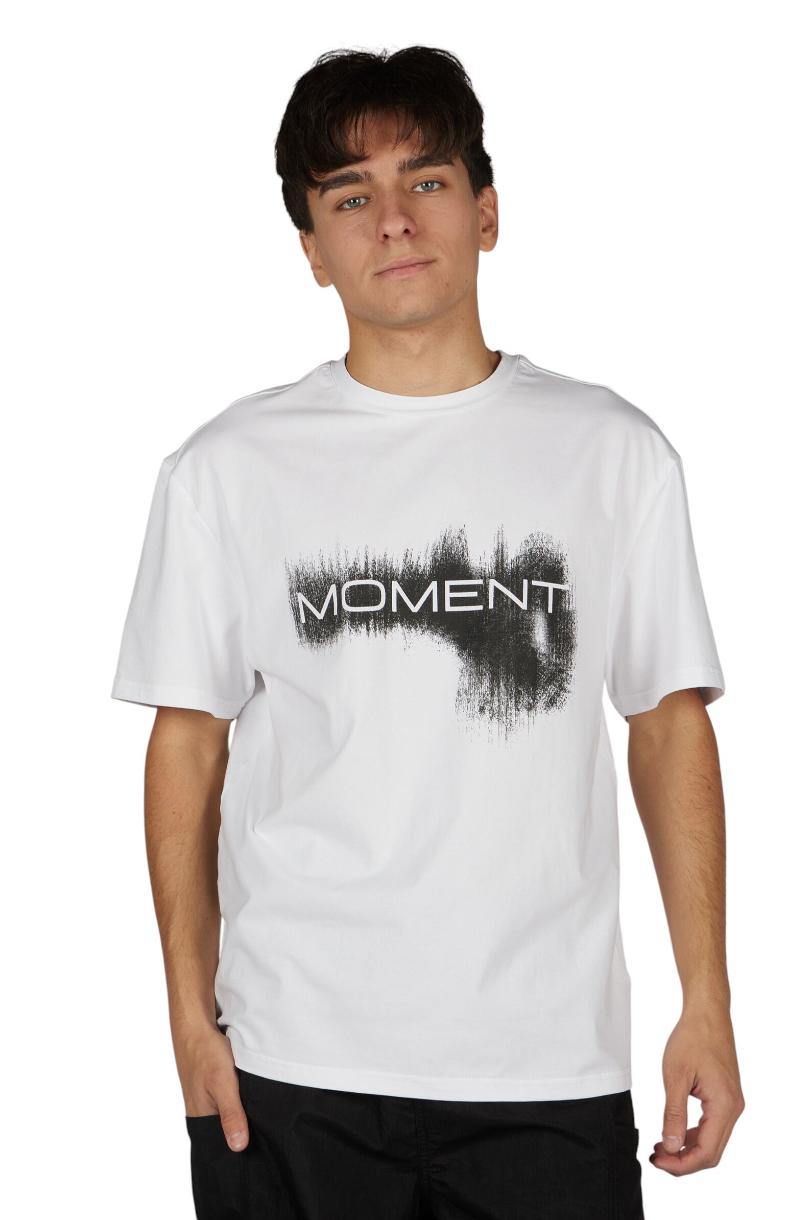 Футболка АРТ.B-TS36037,бел-чер,хл-эл