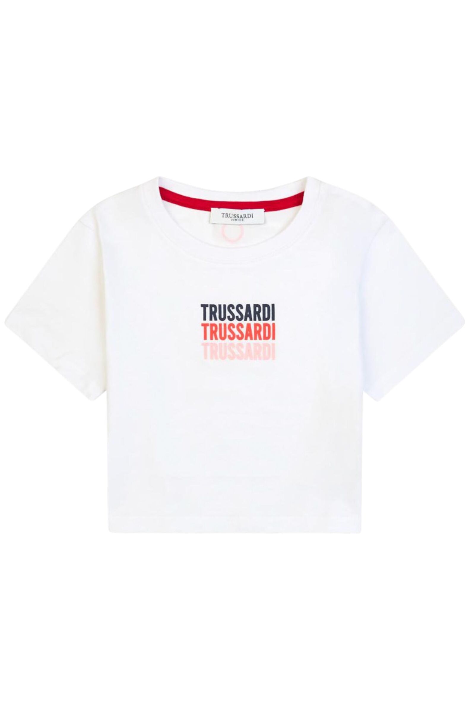 Футболка дев. АРТ.TGP25038TS,бел-крас,хл