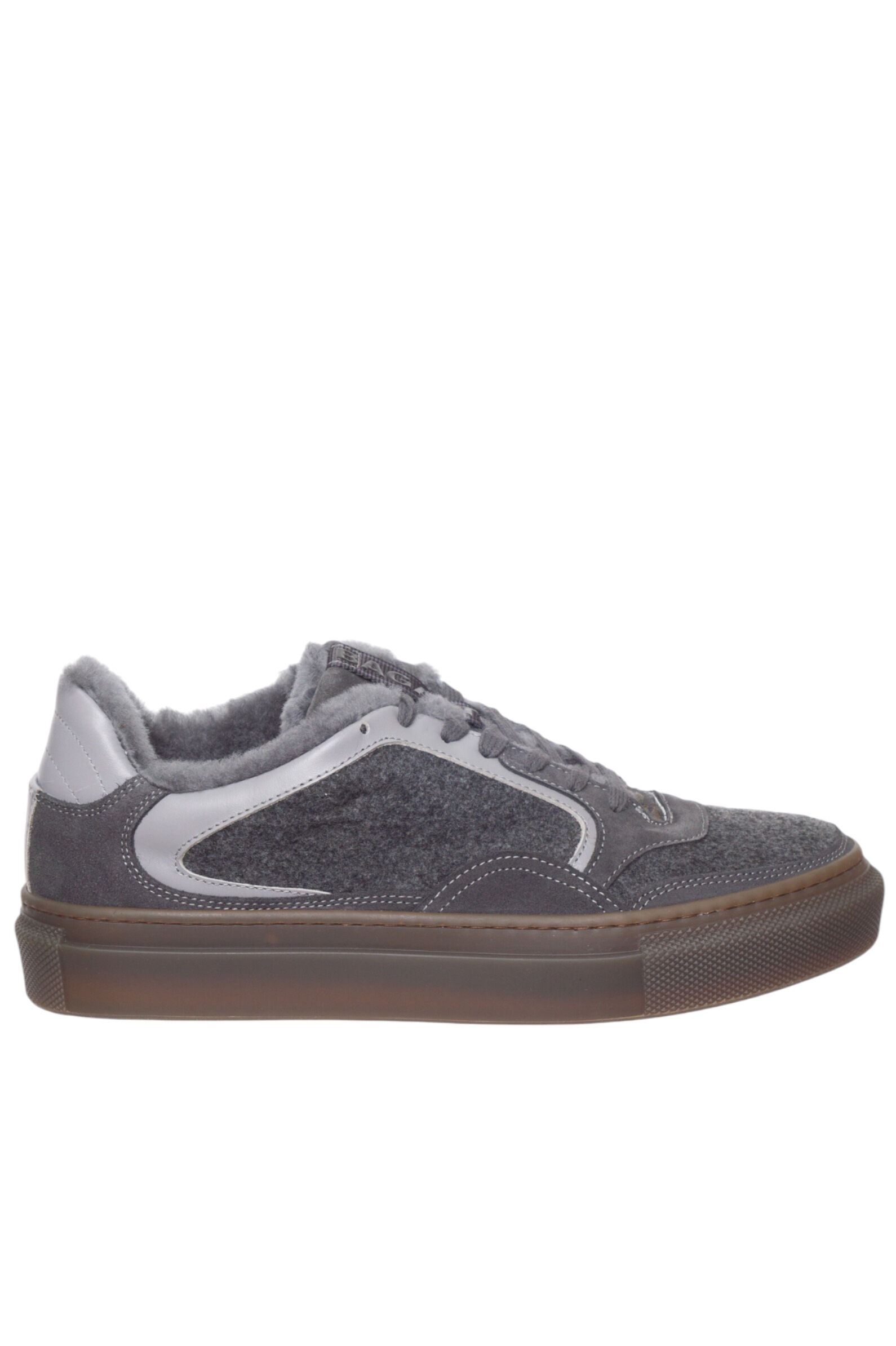 Кеды муж.АРТ.4700,сер,н.к-з-тек/н.м