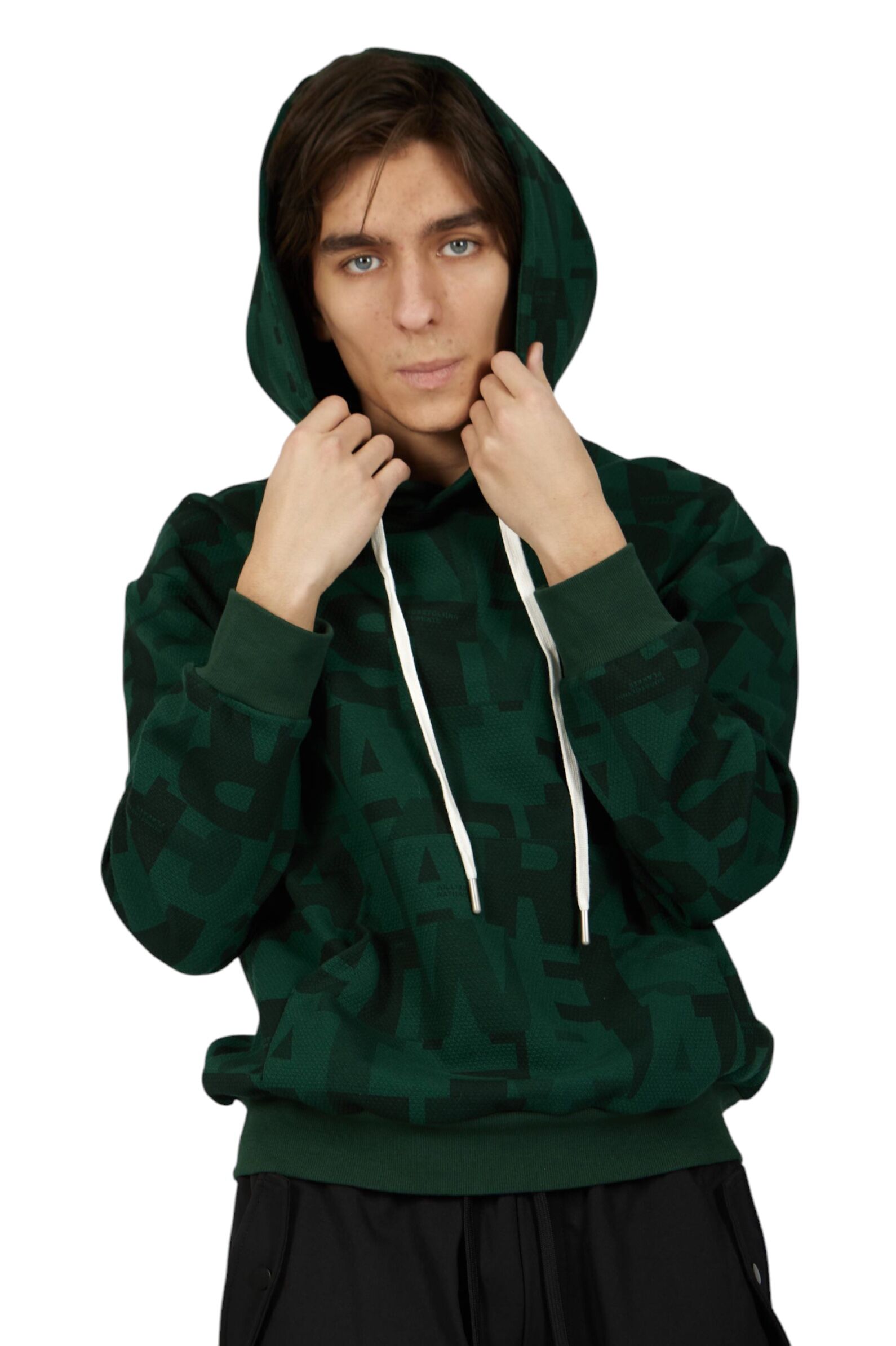 Худи мал. АРТ.B-HD34705,зел,хл-пэ