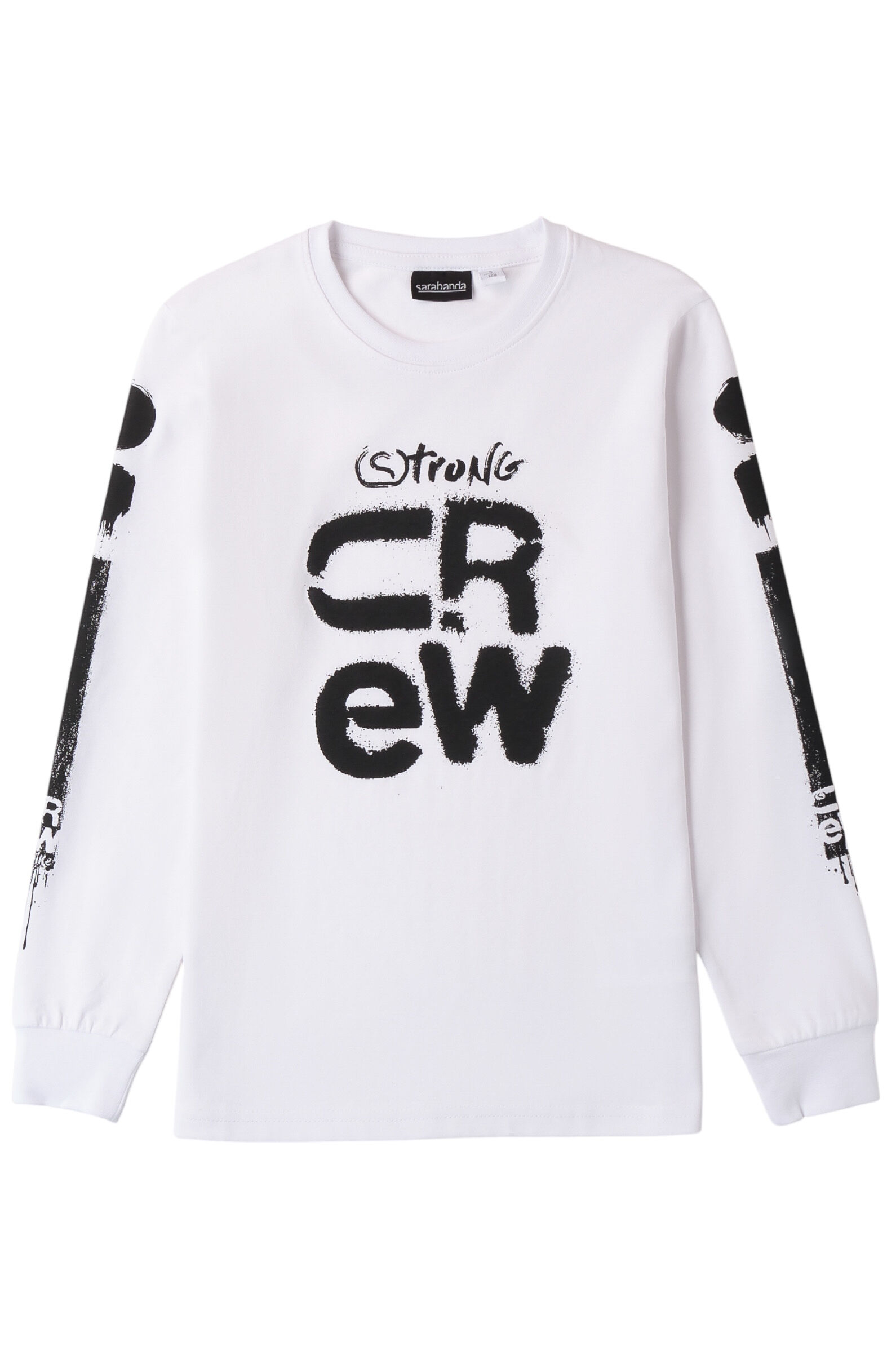 Лонгслив мал. АРТ.0.A403.00,бел-чер,хл