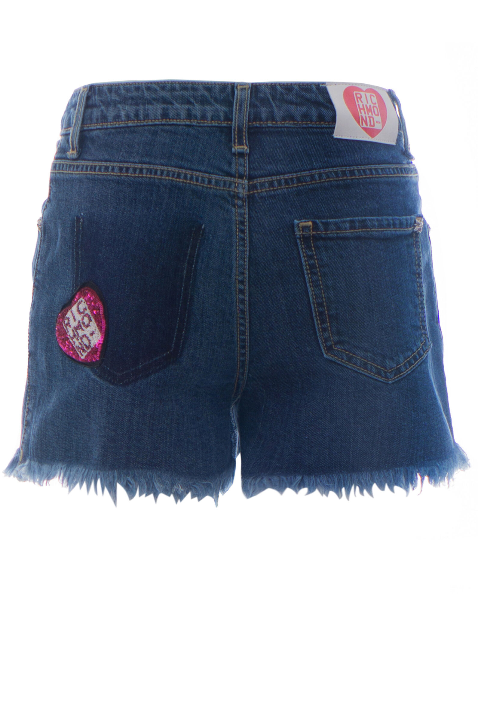 Шорты дев. АРТ.RGP24026SH,син,хл-эл