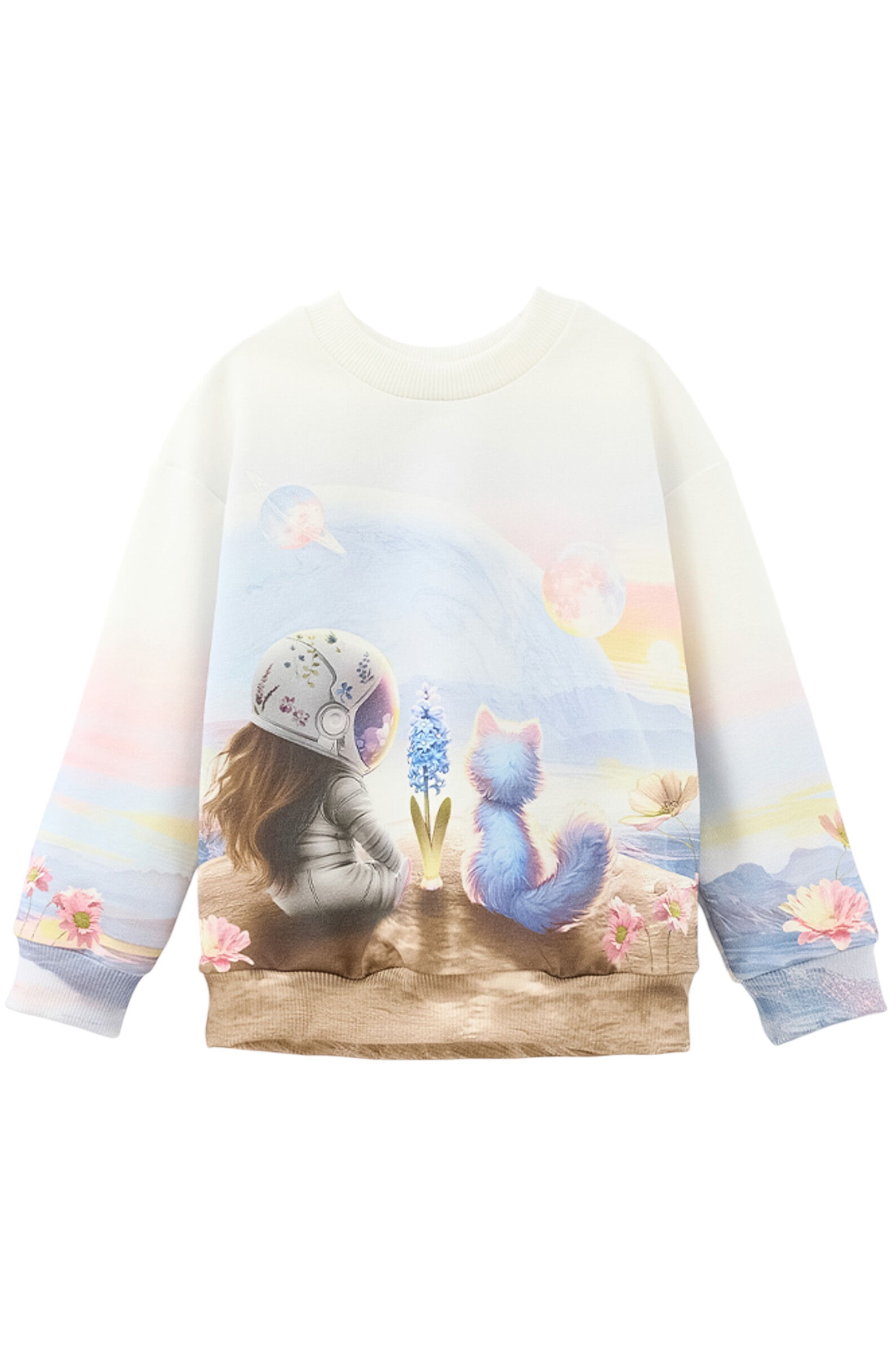 Свитшот дев. АРТ.252016,мул,хл-эл