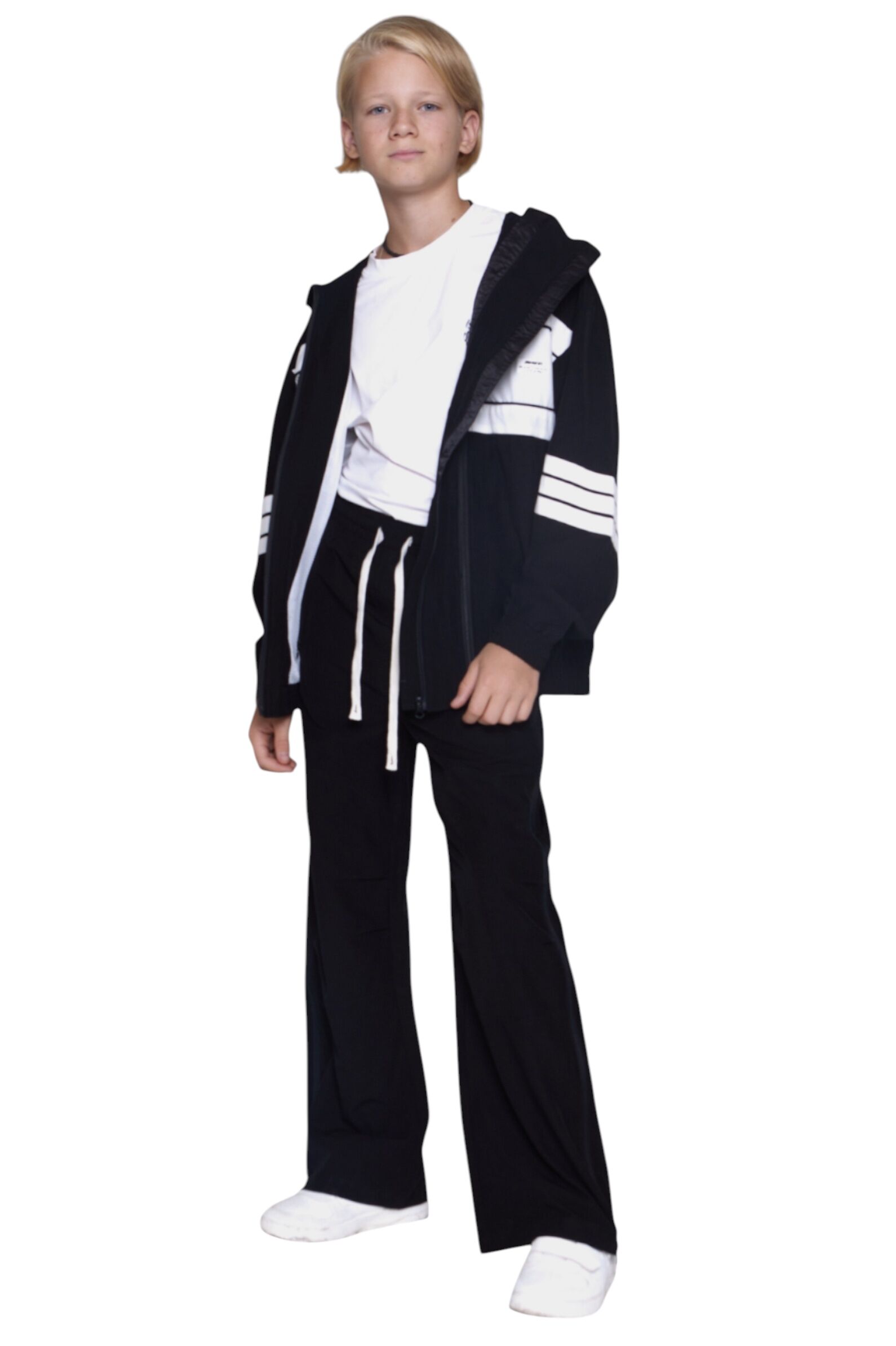 Ветровка АРТ.B-JCK35122,чер-бел,вис-па-эл