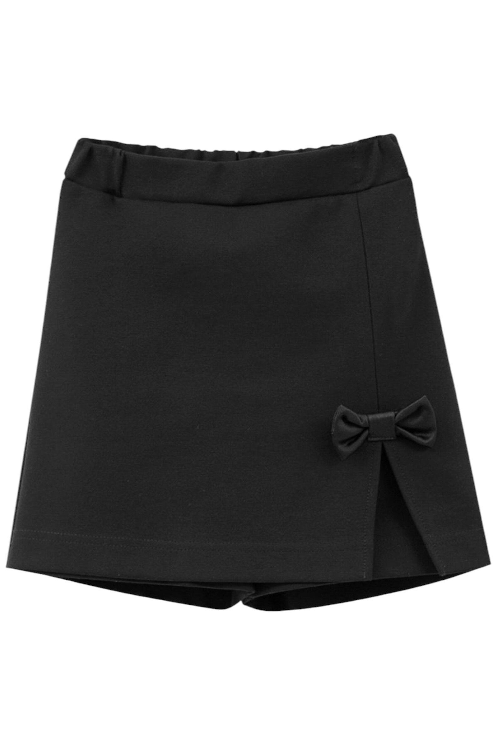 Юбка-шорты дев. АРТ.252210,чер,вис-нейл-эл